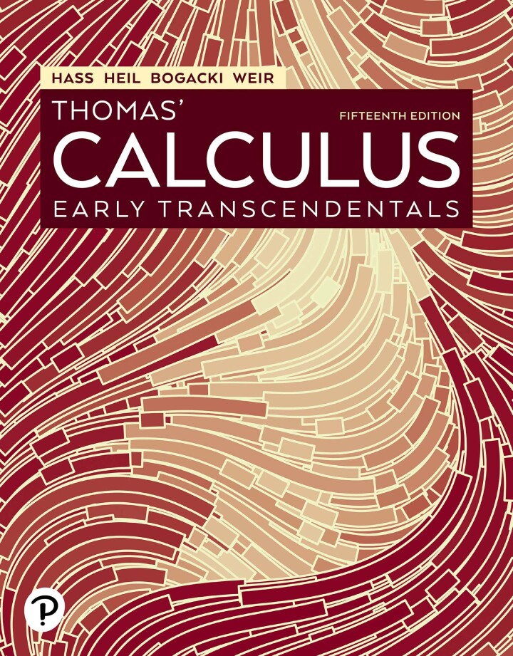 Thomas' Calculus Early Transcendentals 15e Hass Solutions Manual