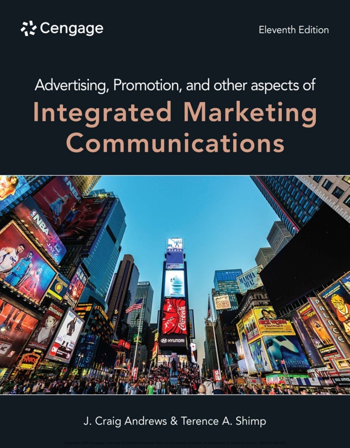 Advertising Promotion and other aspects of Integrated Marketing Communications 11e Andrews Test Bank