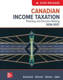 Canadian Income Taxation 2026 2027 2026 Canadian Release 1e Buckwold Test Bank