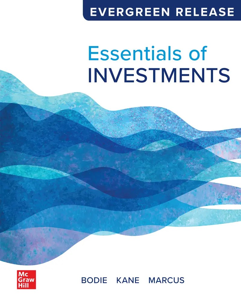 Essentials of Investments 2024 Release 1e Bodie Test Bank