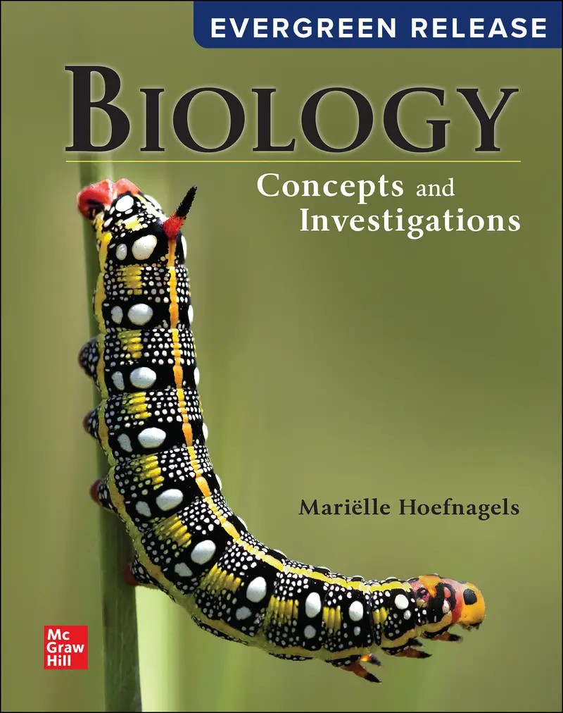 Biology: Concepts and Investigations 2024 Release 1e Hoefnagels Test Bank