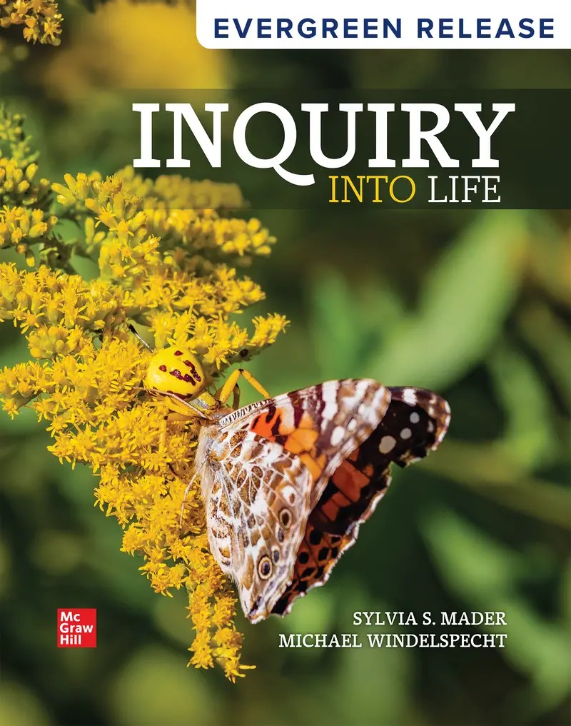 Inquiry into Life 2025 Release 1e Mader Test Bank