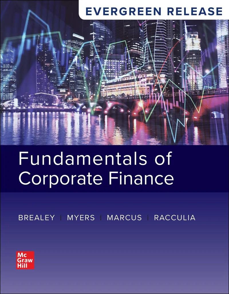 Fundamentals of Corporate Finance 2026 Release 1e Brealey Test Bank