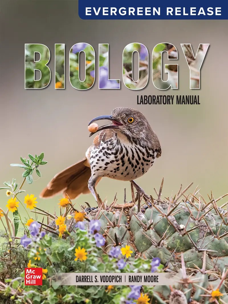 Biology Laboratory Manual 2025 Release 1e Vodopich Test Bank