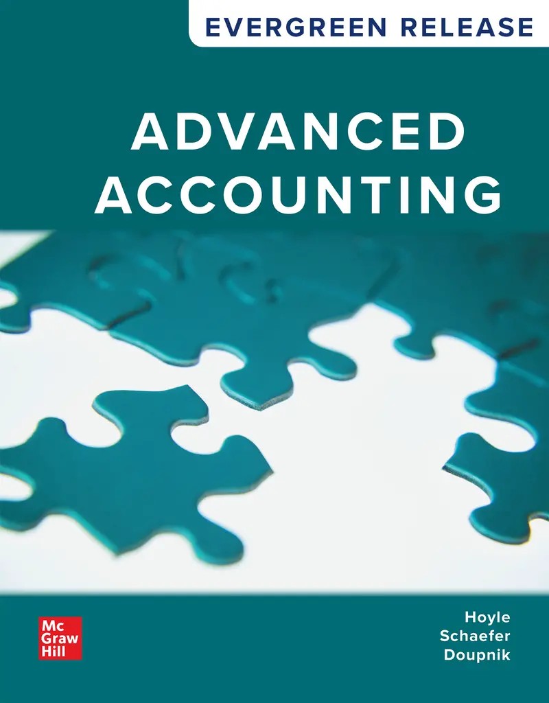 Advanced Accounting 2026 Release 1e Hoyle Test Bank