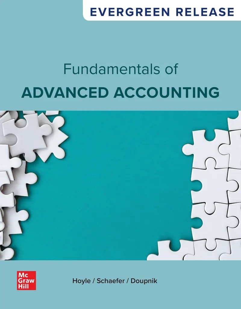 Fundamentals of Advanced Accounting 2026 Release 1e Hoyle Test Bank