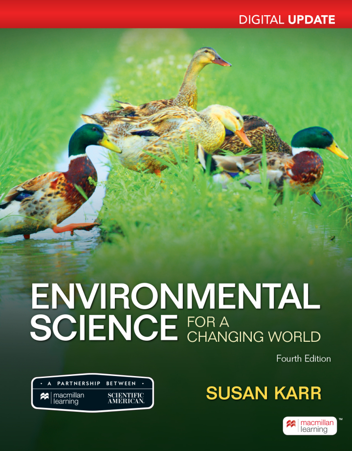 Scientific American Environmental Science for a Changing World Digital Update 4e Karr Test Bank