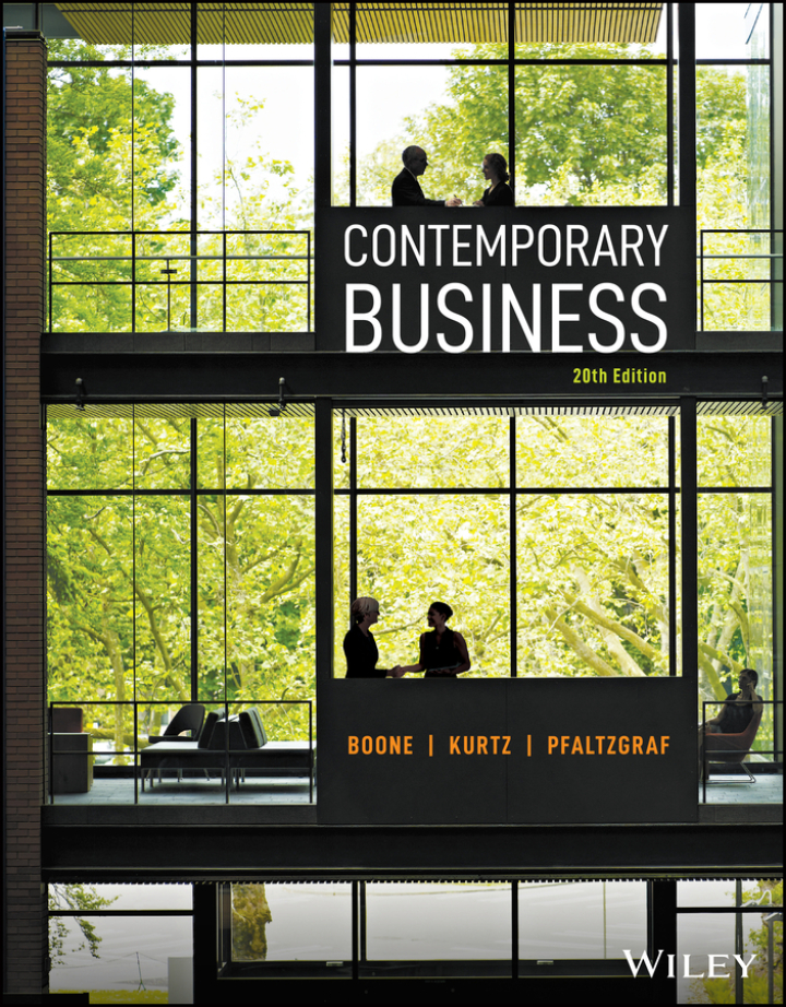 Contemporary Business 20e Boone Test Bank