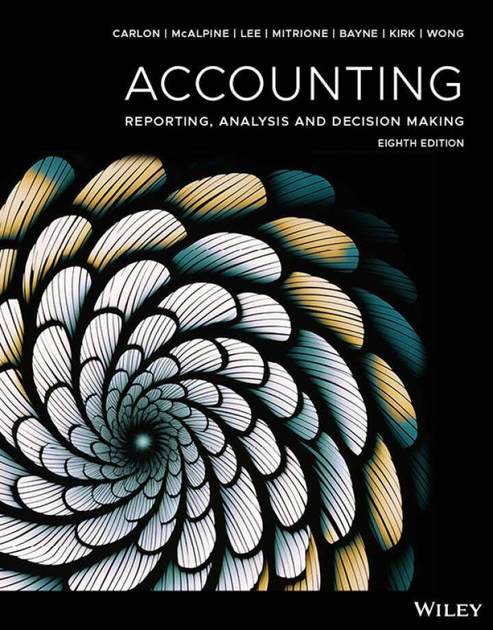 Accounting 8e Carlon Test Bank