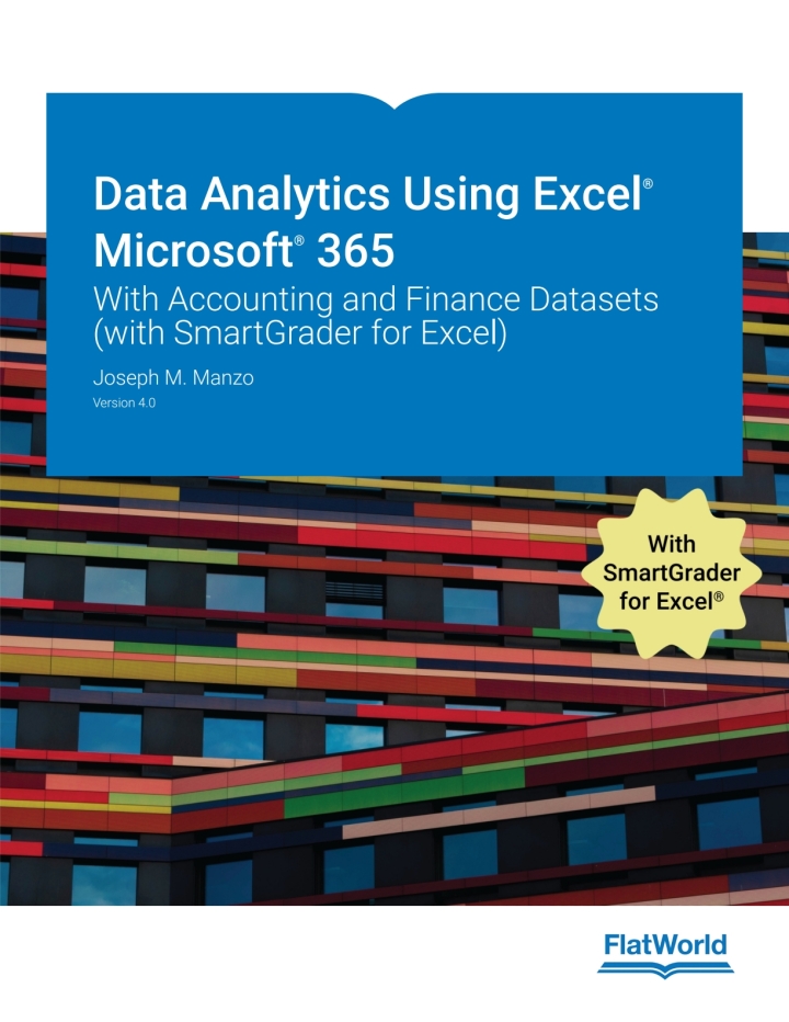 Data Analytics Using Excel Microsoft 365 v4 1e Manzo Test Bank