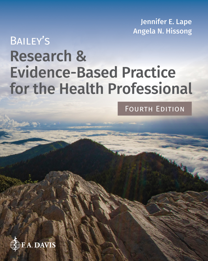 Bailey's Research & Evidence: Based Practice for the Health Professional 4e Lape Test Bank